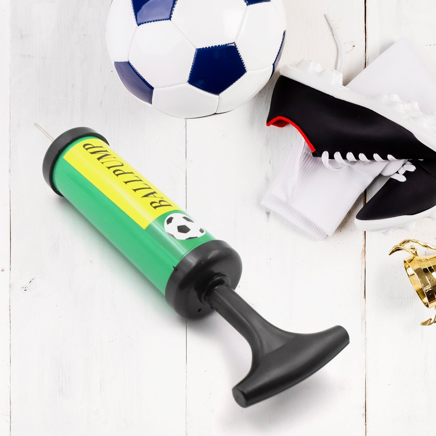 Inflator Air Ball Pump Soft Bouncing Ball Development Kids Toy, Sports Plastic Pump for Soccer, Basketball, Football, Volleyball Ball (17 Cm) Inflator Air Ball Pump Soft Bouncing Ball Development Kids Toy, Sports Plastic Pump for Soccer, Basketball, Football, Volleyball Ball (17 Cm)